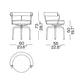 7 Fauteuil tournant, Открытый