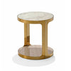 Medallion side table